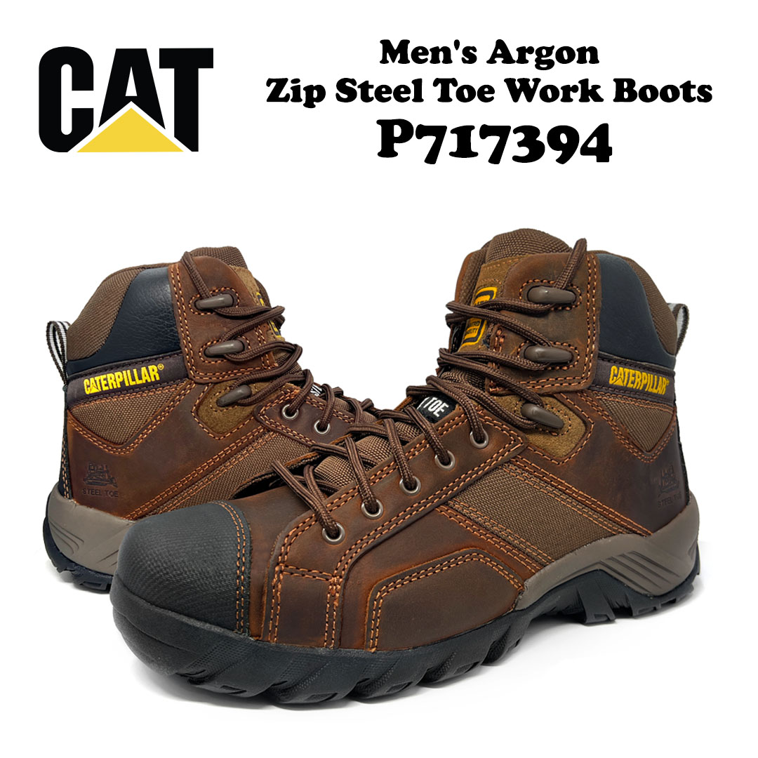 Caterpillar Argon Hi Side Zip Steel Toe AUS P717394 - Image 2