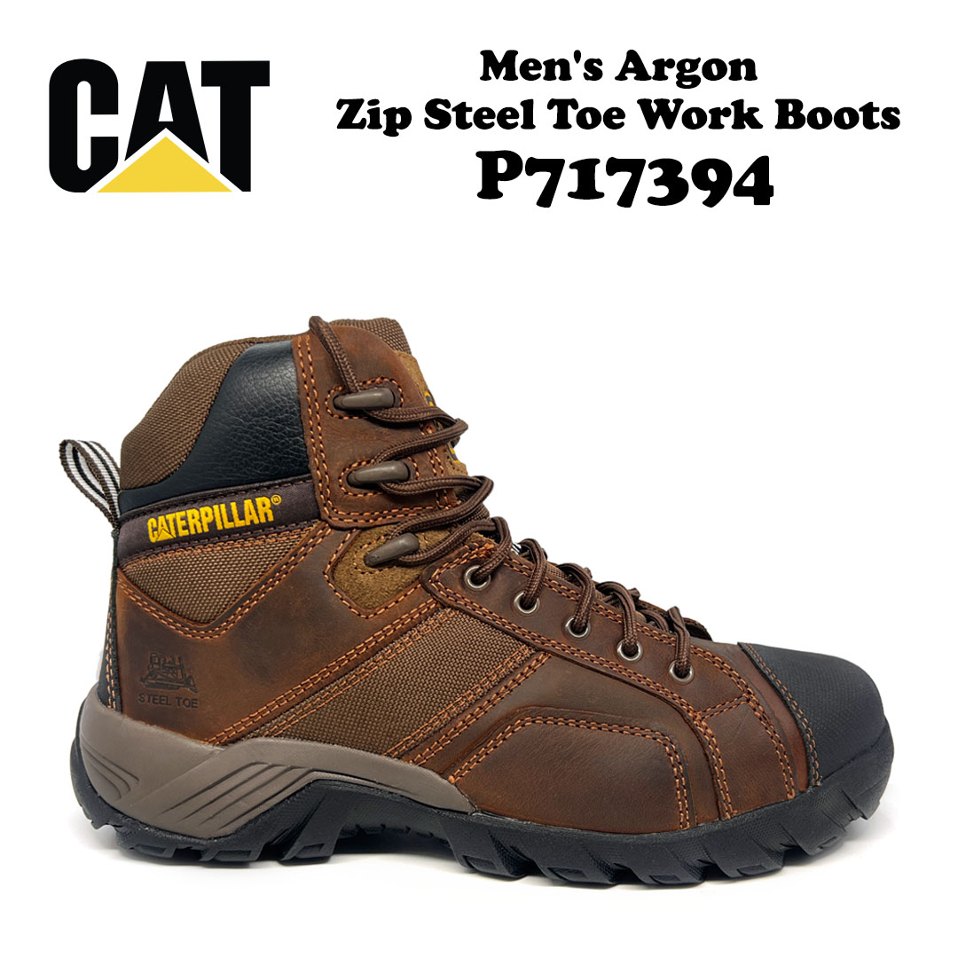 Caterpillar Argon Hi Side Zip Steel Toe AUS P717394 - Image 3