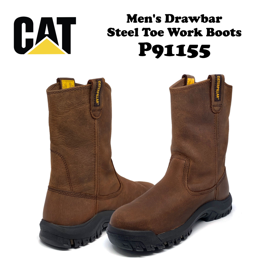 Caterpillar Drawbar Steel Toe Summer Brown P91155 - Image 2