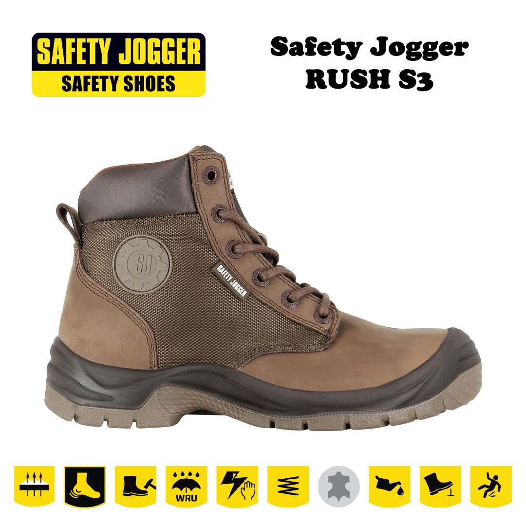 Safety Jogger Rush S3 Brown - Image 3
