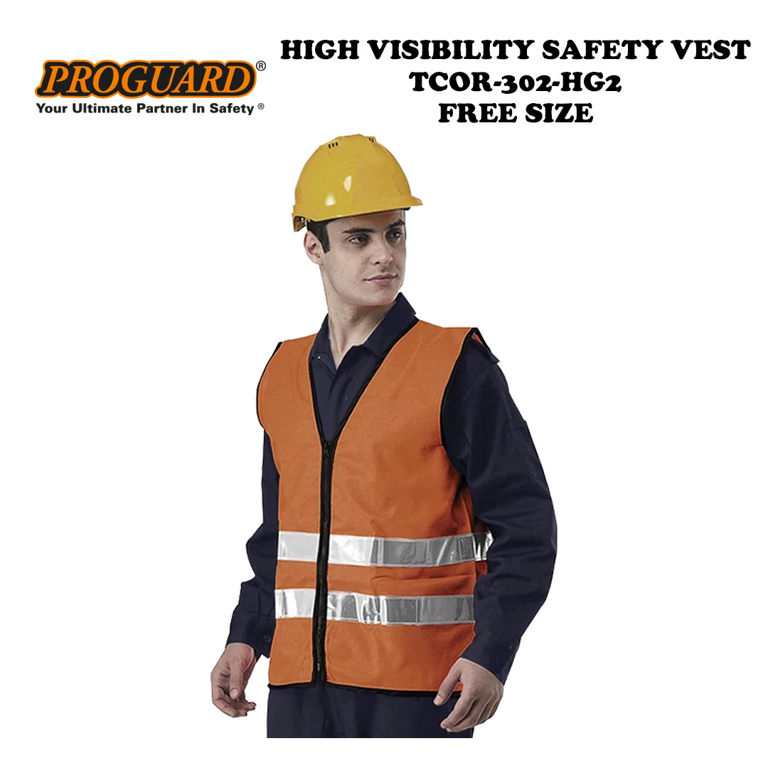 Proguard High Visibility Safety Vest TCOR-302-HG2