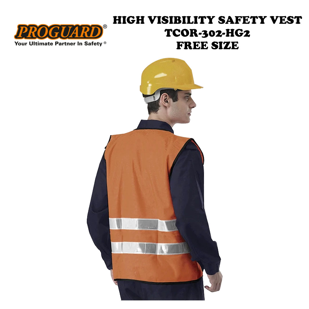 Proguard High Visibility Safety Vest TCOR-302-HG2 - Image 2