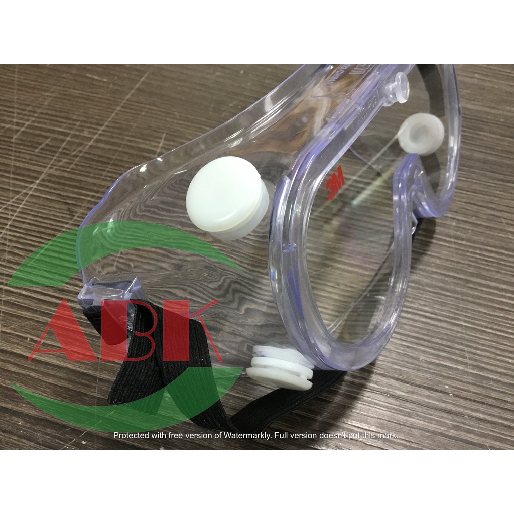 3M SAFETY GOGGLES 1621AF POLYCARBONATE LENS FOR SPLASH ANTI FOG - Image 4