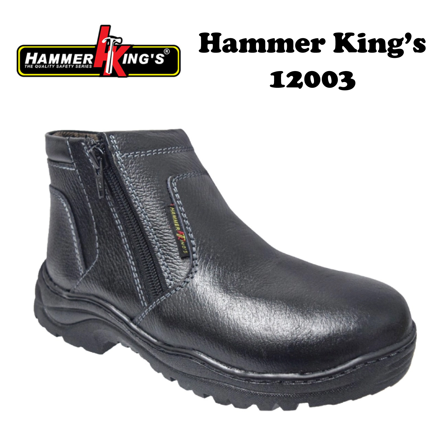 Hammer King Ladies Mid Cut Dual Zipper 12003