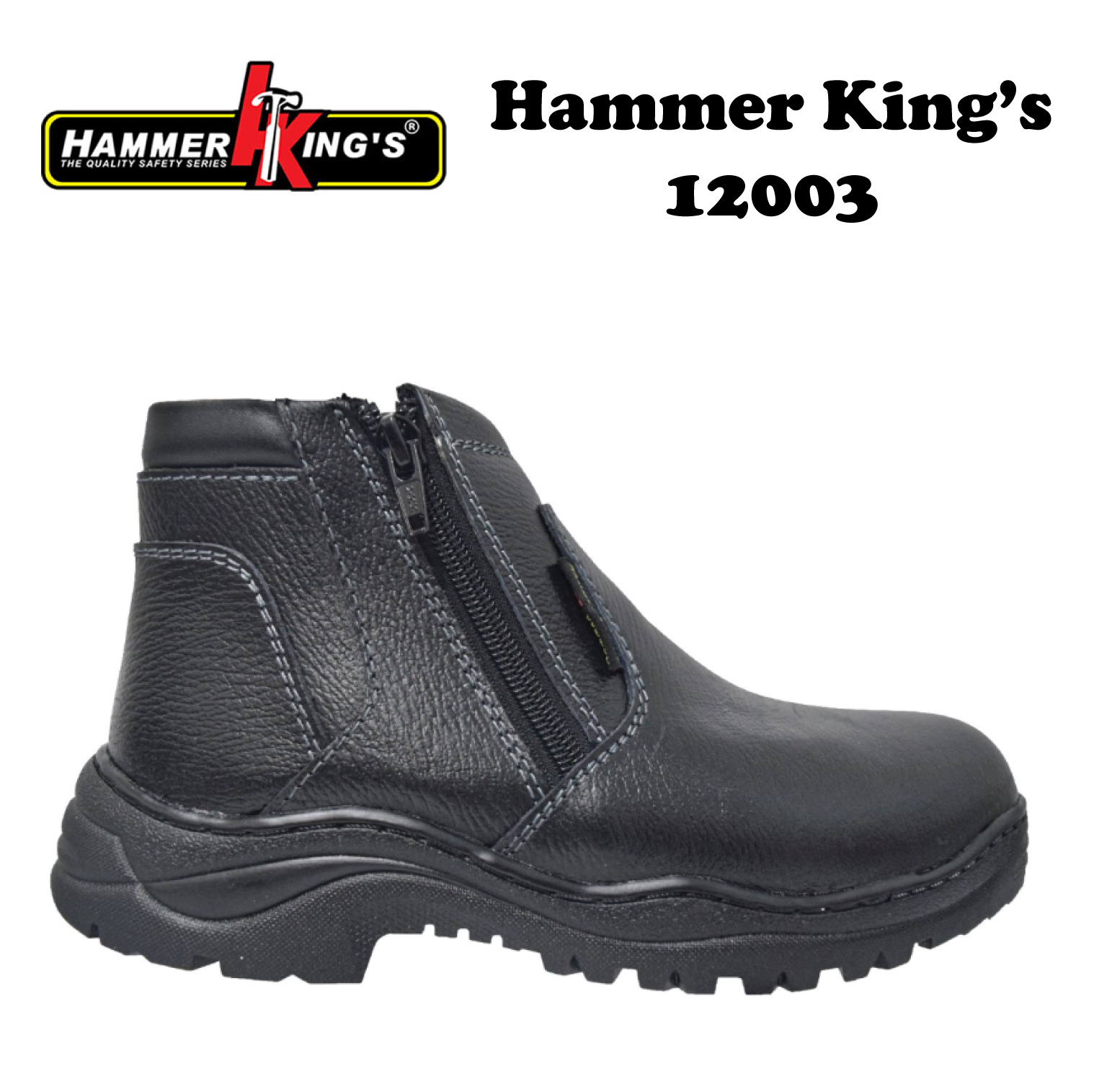 Hammer King Ladies Mid Cut Dual Zipper 12003 - Image 2