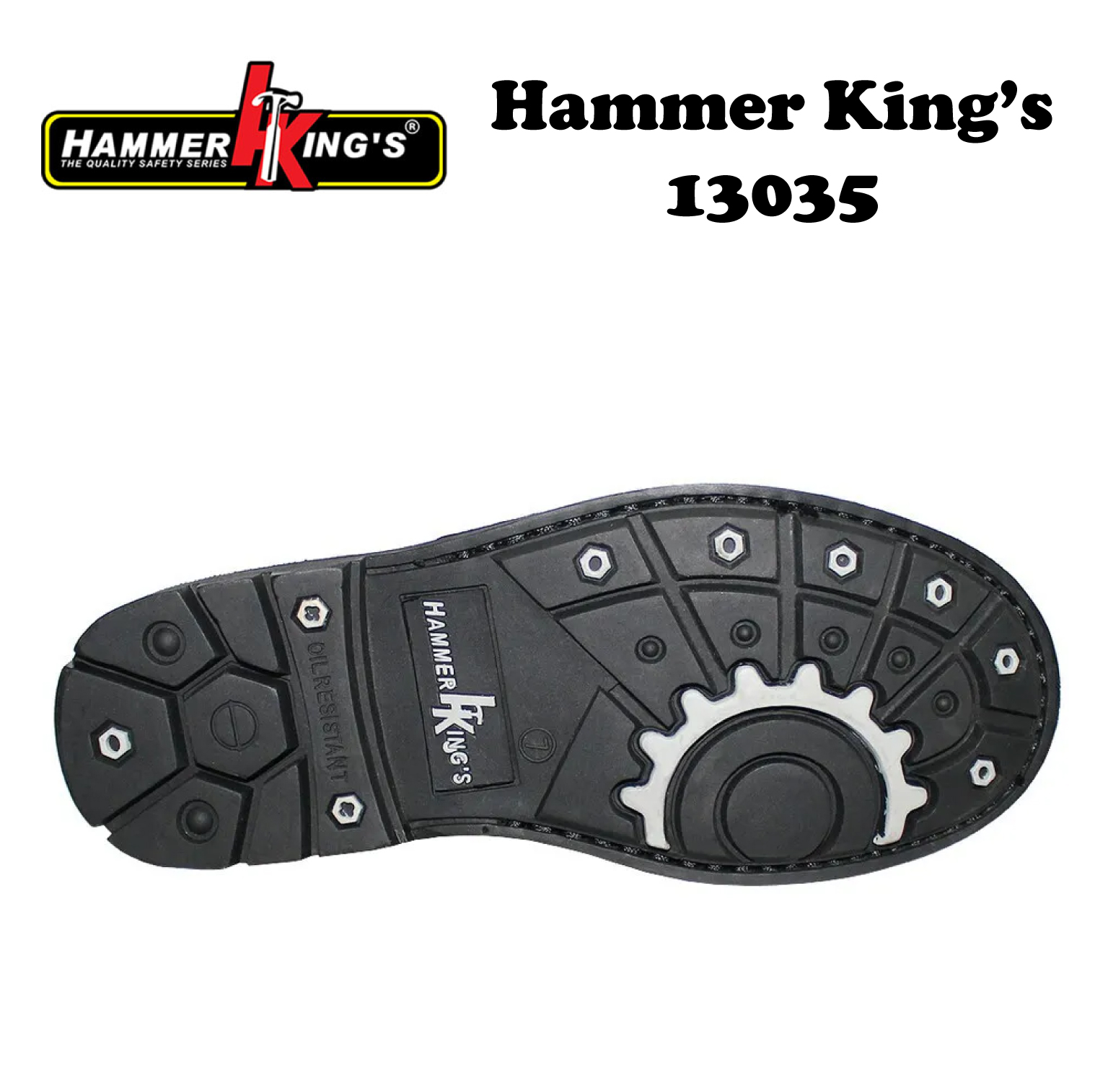 Hammer King Mid Cut Dual Zipper 13035 - Image 3