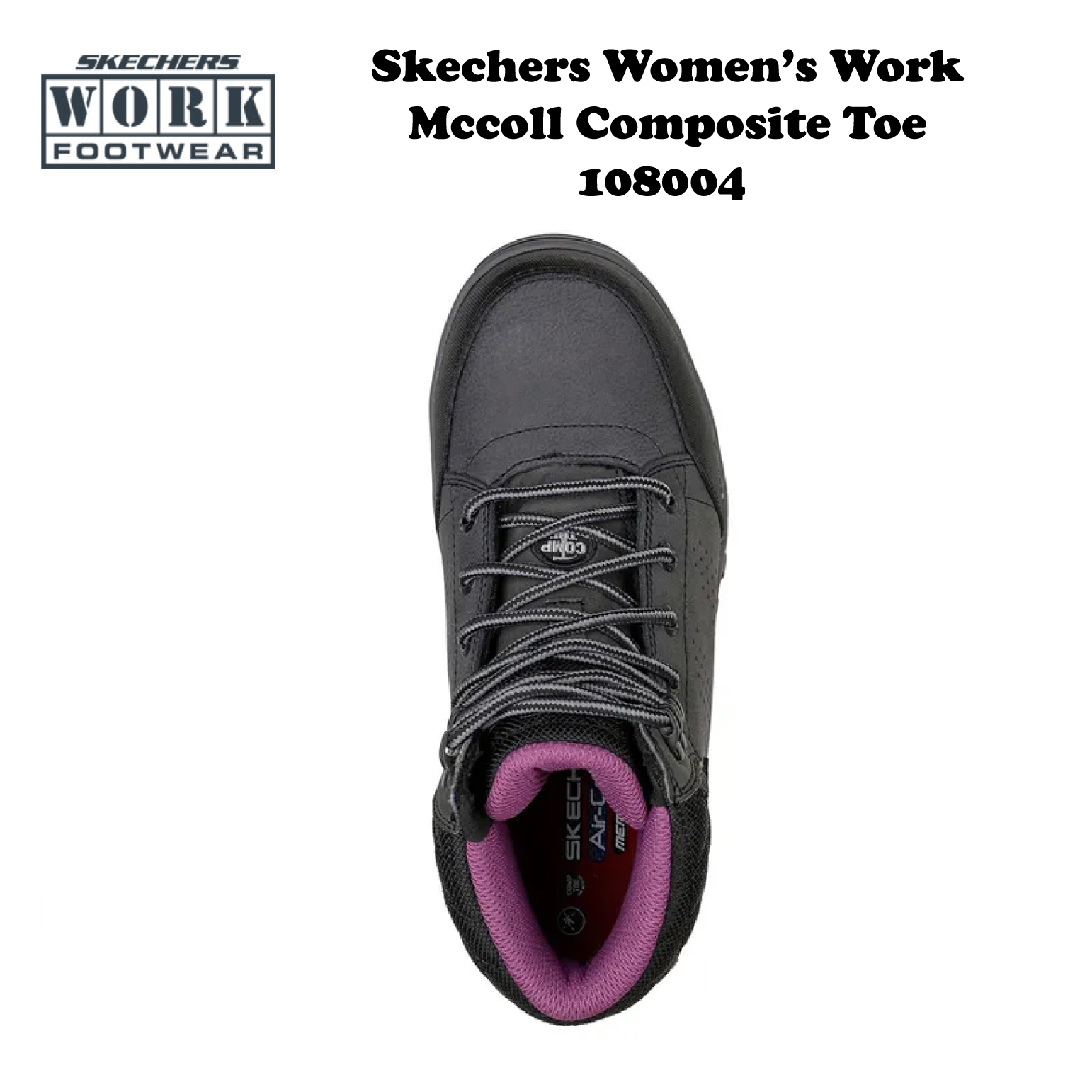 Skechers Work Women Mccoll Composite Toe 108004 - Image 3