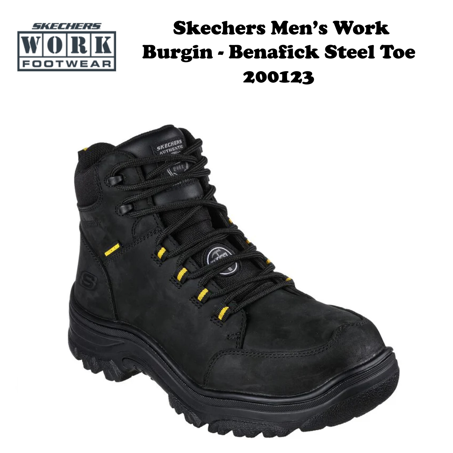 Skechers Work Burgin-Benafick Steel Toe 200123