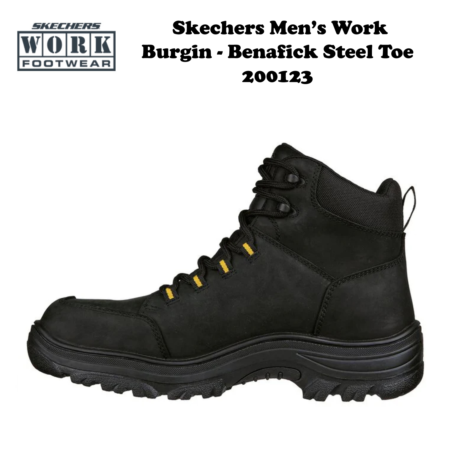 Skechers Work Burgin-Benafick Steel Toe 200123 - Image 3