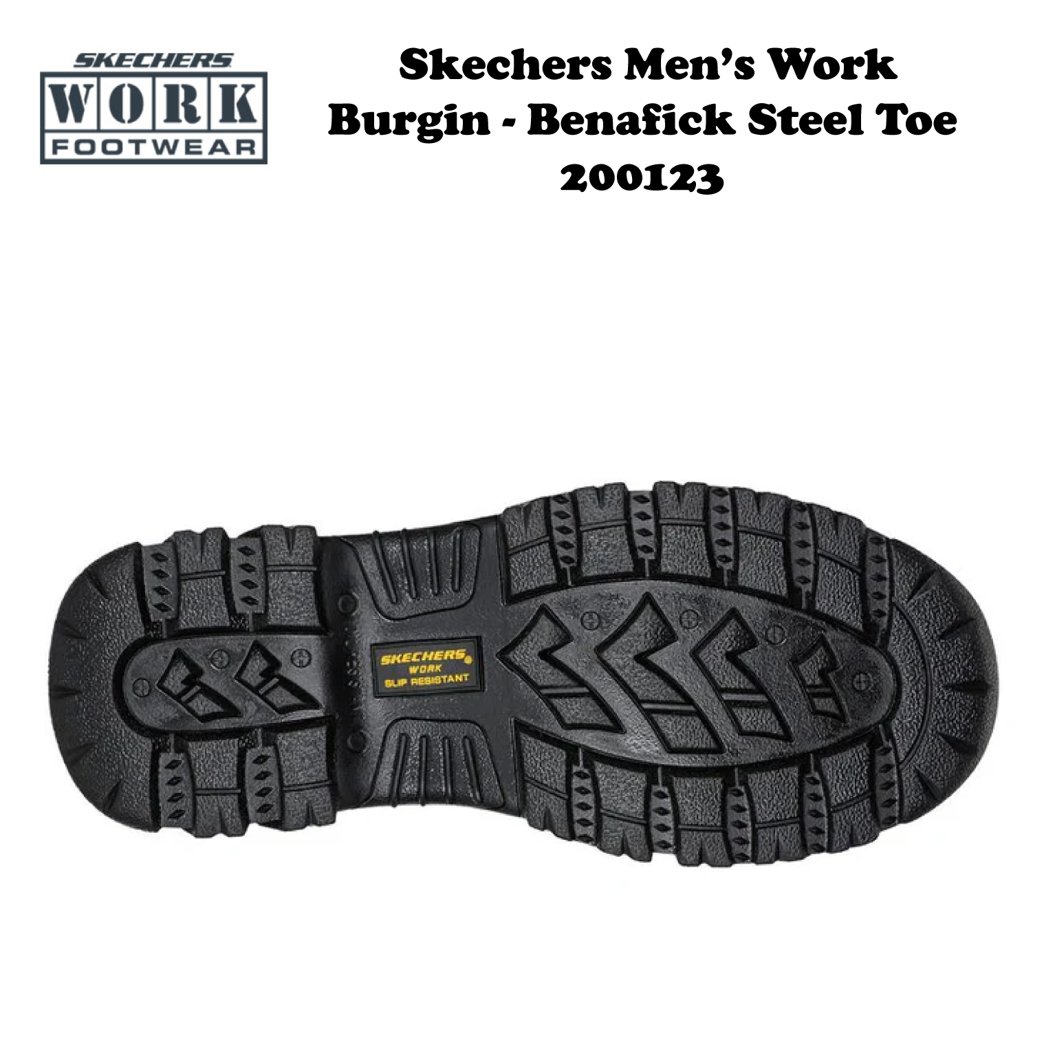 Skechers Work Burgin-Benafick Steel Toe 200123 - Image 4