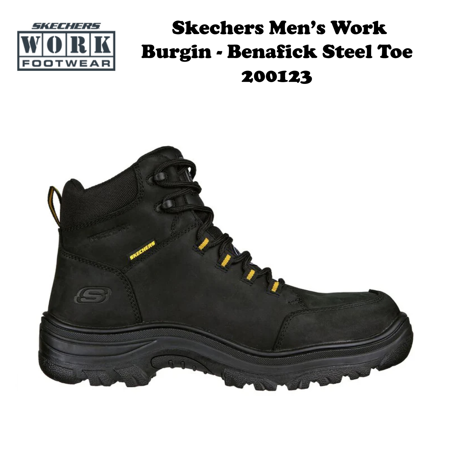 Skechers Work Burgin-Benafick Steel Toe 200123 - Image 2