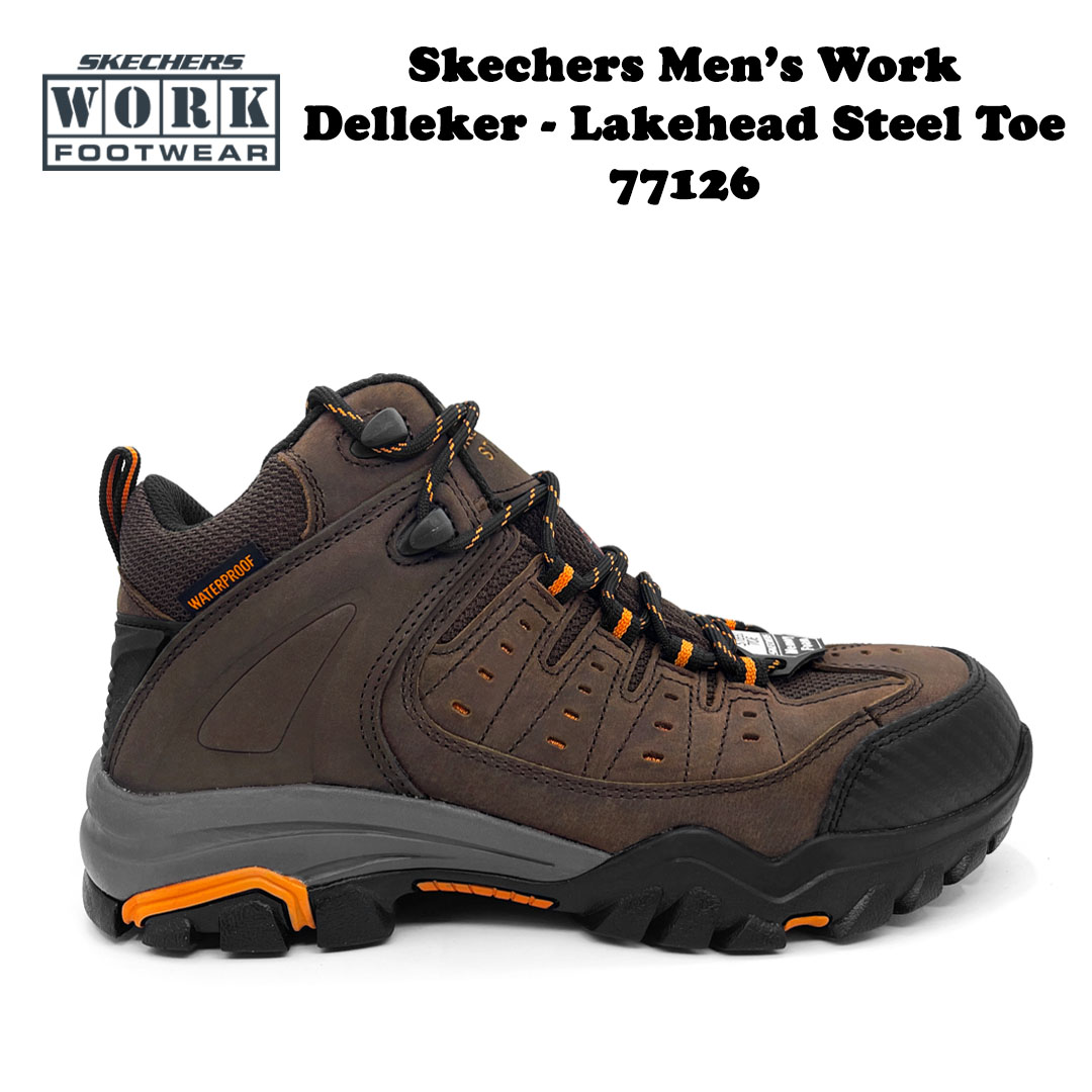 Skechers Work Delleker-Lakehead Steel Toe 77126 - Image 2