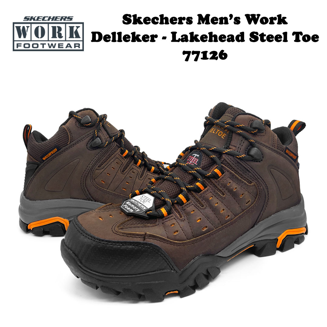 Skechers Work Delleker-Lakehead Steel Toe 77126 - Image 3