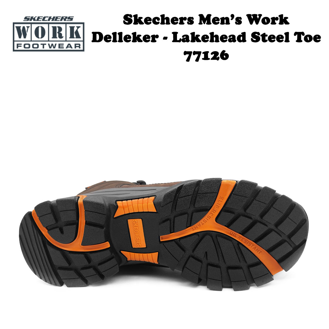 Skechers Work Delleker-Lakehead Steel Toe 77126 - Image 4