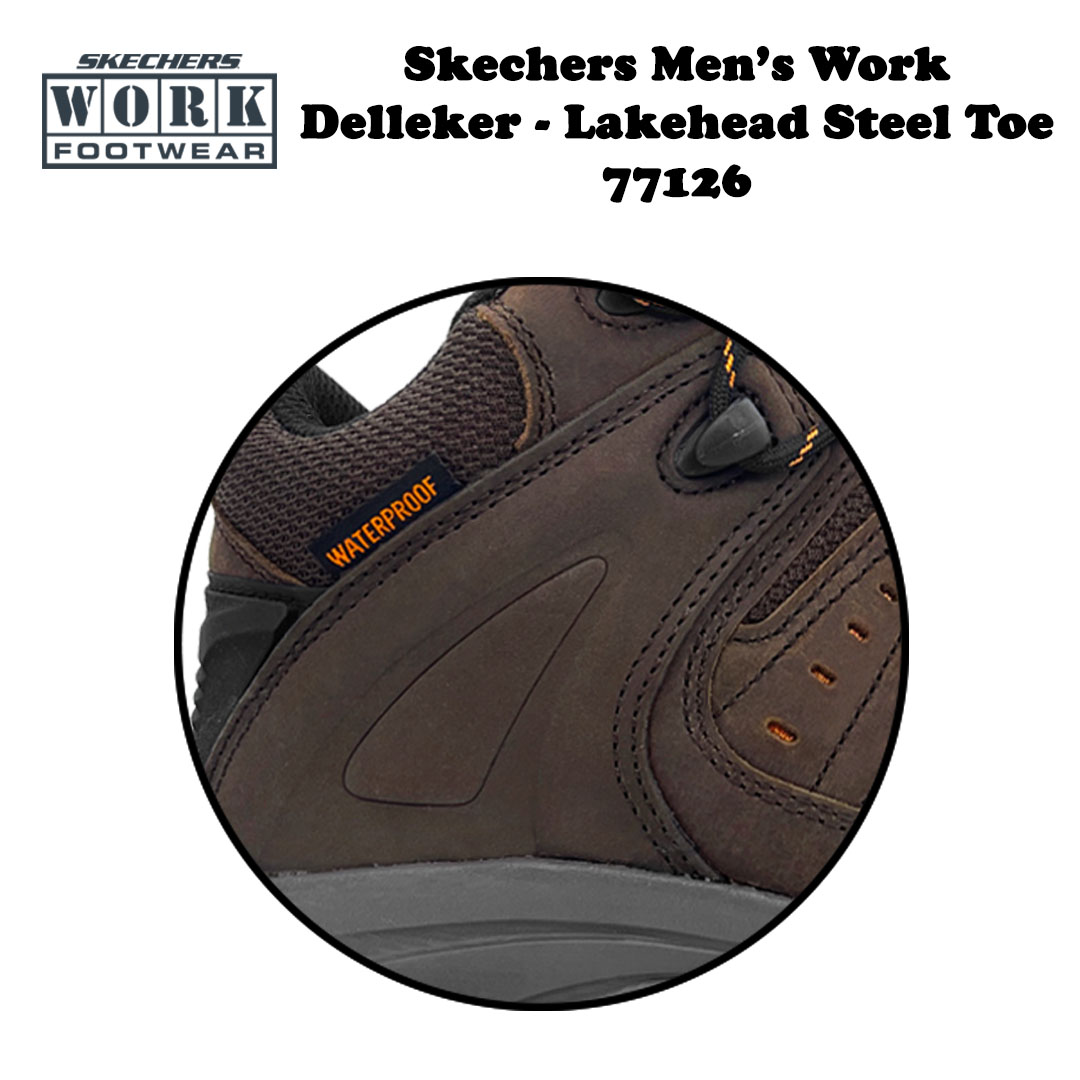 Skechers Work Delleker-Lakehead Steel Toe 77126 - Image 5