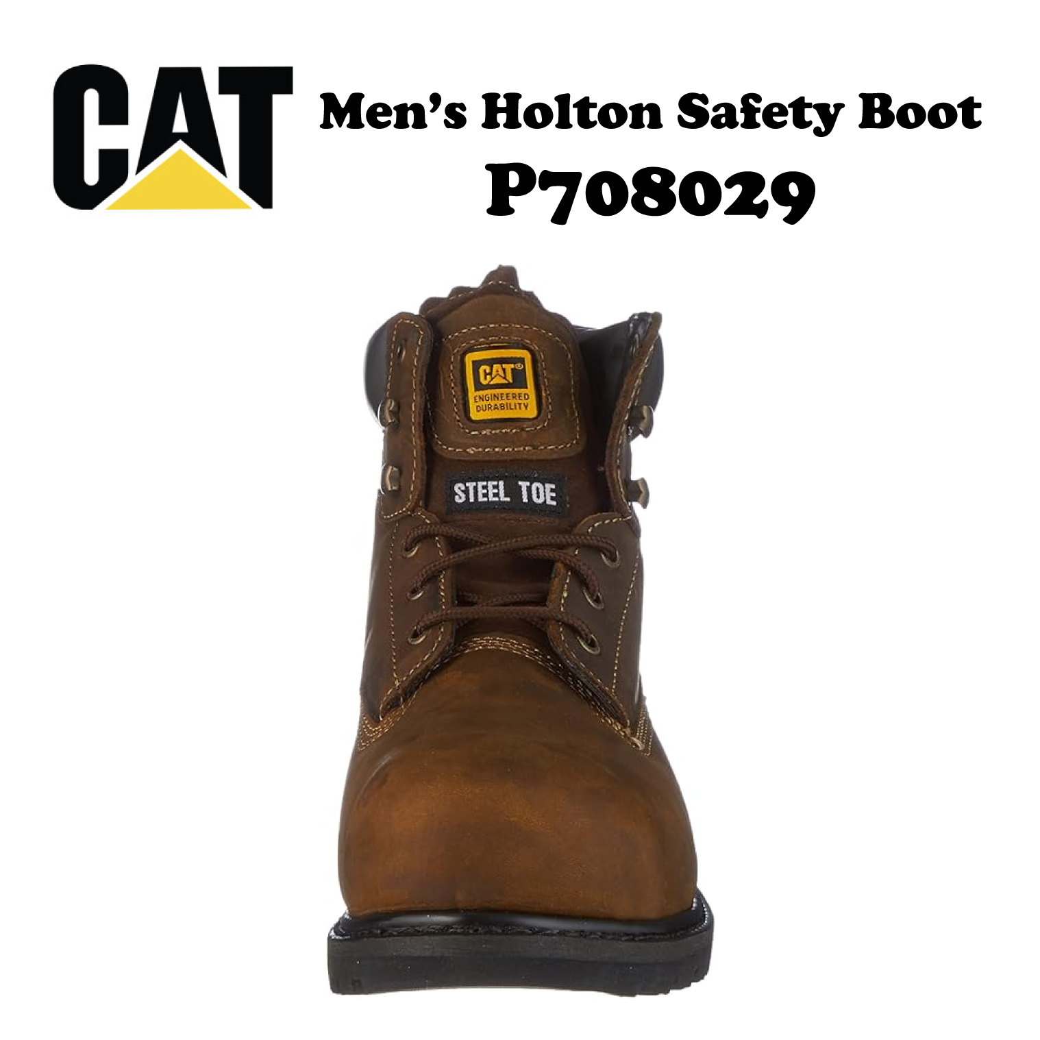 Caterpillar Men's Holton Safety Boot P708029 - Image 3