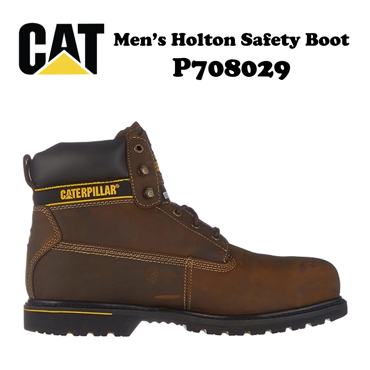 Caterpillar Men's Holton Safety Boot P708029 - Image 2