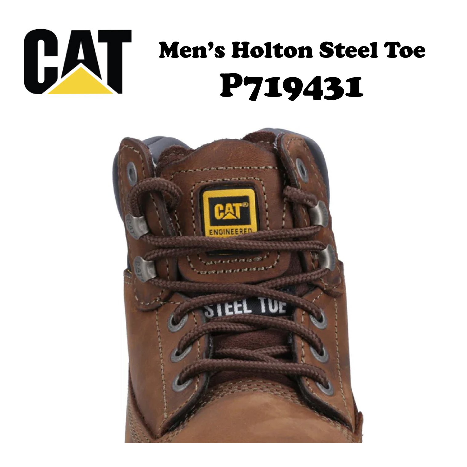 Caterpillar Men Holton Steel Toe P719431 - Image 3