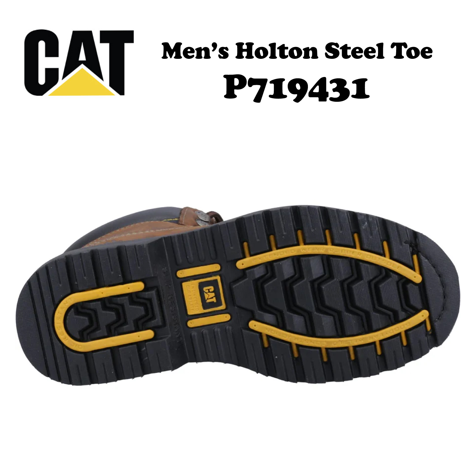 Caterpillar Men Holton Steel Toe P719431 - Image 4