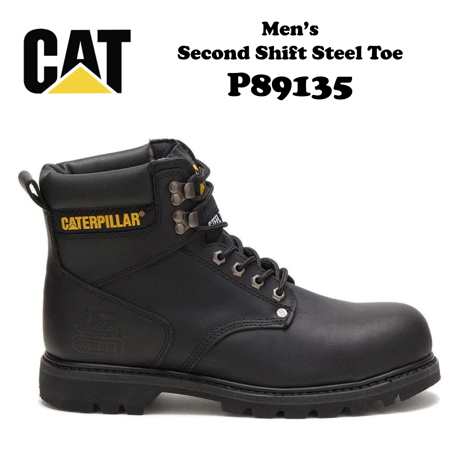 Caterpillar Second Shift Steel Toe P89135 - Image 2