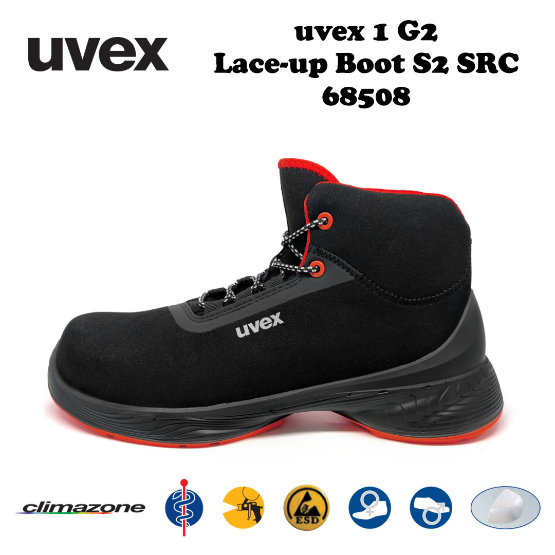 Uvex 1 G2 Lace-up Boot S2 SRC 68508 - Image 2