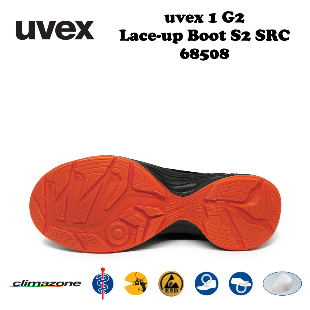 Uvex 1 G2 Lace-up Boot S2 SRC 68508 - Image 4